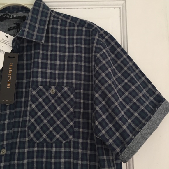 Cotton On Flannel Button Shirt - Picture 4 of 4